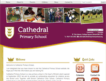 Tablet Screenshot of cathedralprimaryschool.org