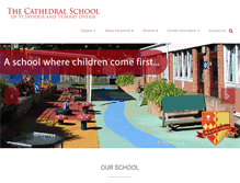 Tablet Screenshot of cathedralprimaryschool.com